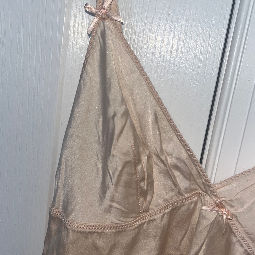 Vintage Intimissimi pale pink silk cami/chamise Size Small - Picture 3 of 8